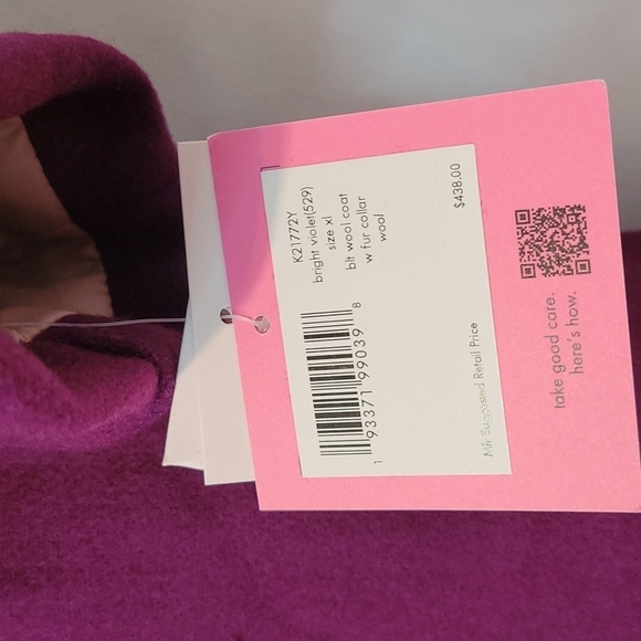KATE Spade Button Down Wrap Wool Coat - Picture 7 of 17